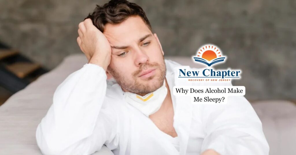 why does alcohol makes you tired sleepy